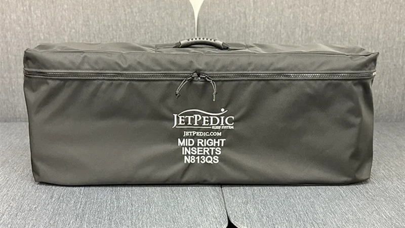Divan insert bag for custom jet bed mattress