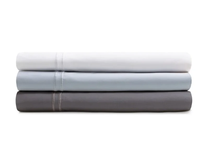Malouf 600-Thread Count Sheets - white, smoke, charcoal grey